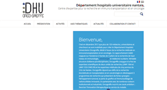 Desktop Screenshot of dhu-oncogreffe.com